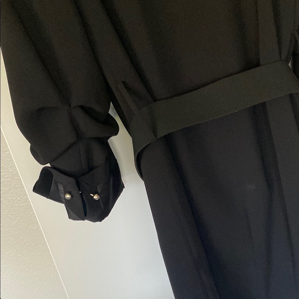 Zara Black Tailored Blazer with Belt - Picture 11 of 13
